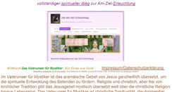 Desktop Screenshot of mystisches-vaterunser.de